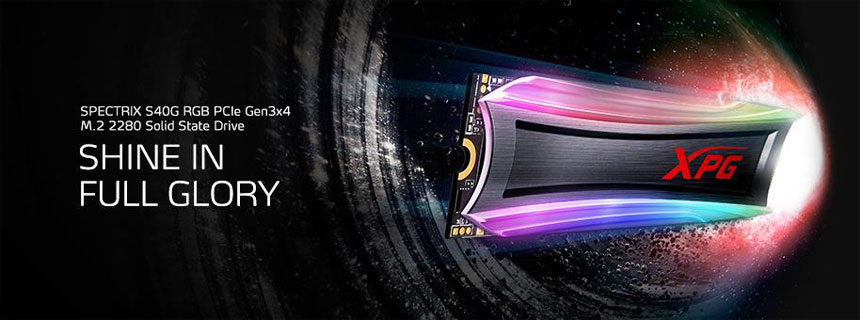 ADATA XPG SPECTRIX S40G RGB SSD PCIe Gen3x4 M.2 2280